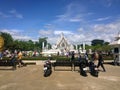 Architecture. Wat Rong Khun Thai: Ã Â¸Â§Ã Â¸Â±Ã Â¸âÃ Â¸Â£Ã Â¹ËÃ Â¸Â­Ã Â¸â¡Ã Â¸âÃ Â¸Â¸Ã Â¹ËÃ Â¸â¢, White Temple in Chiang Rai Province, Thailand